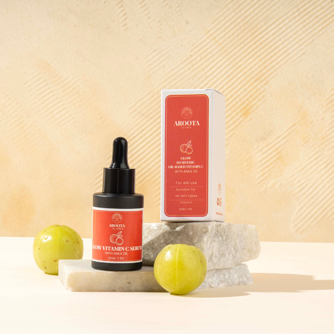 Glow Vitamin C Serum: Astaxanthin X Amla Oil (Tridoshic)