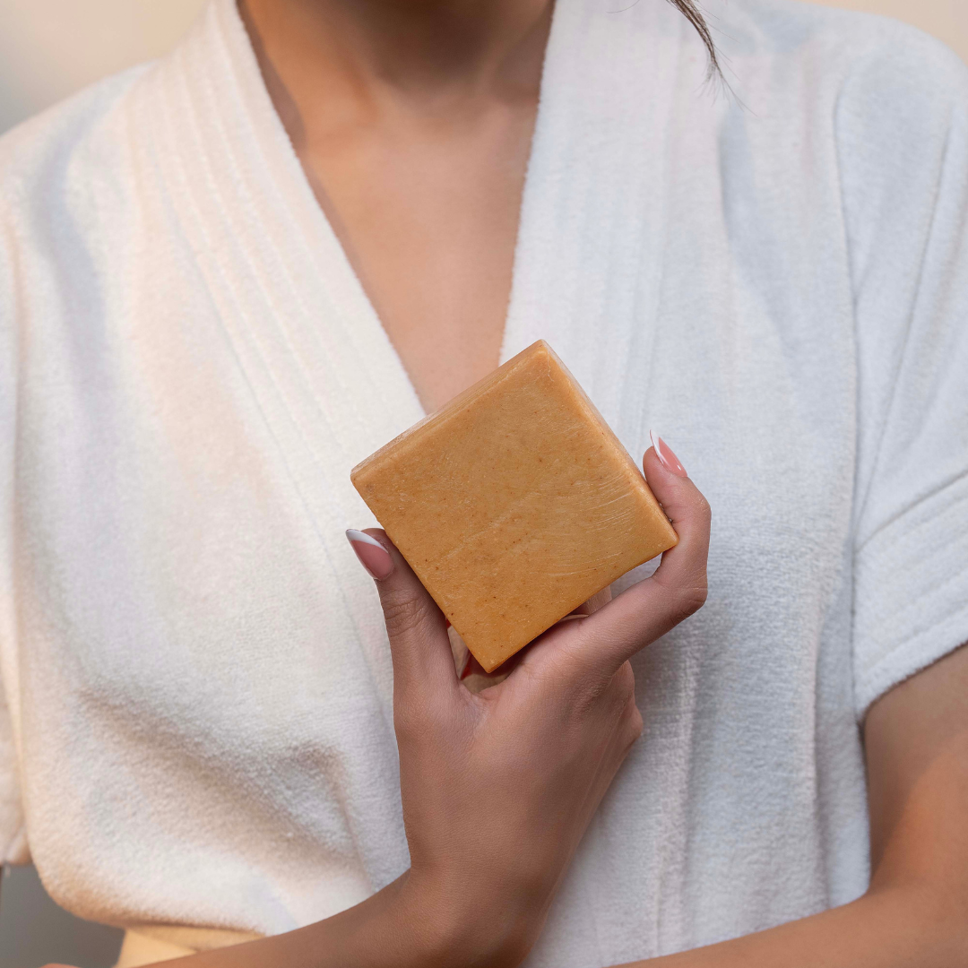 Ayurvedic Turmeric Soap Bar with Cow Milk & Ghee (Pitta)