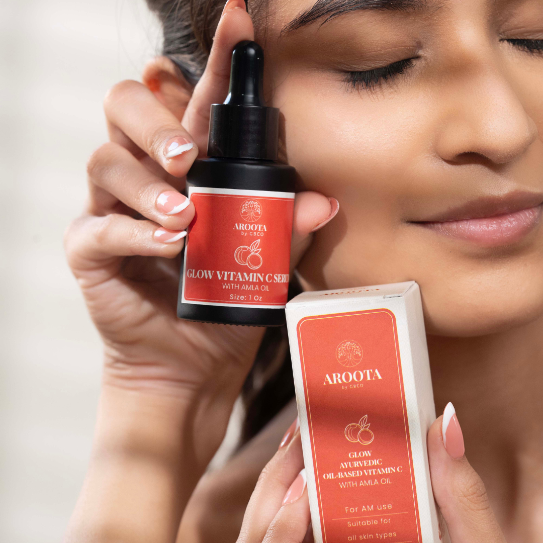 Glow Vitamin C Serum: Astaxanthin X Amla Oil (Tridoshic)